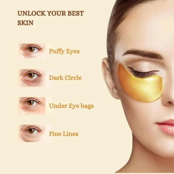 Under Eye Patches 24K Gold 20 Pairs