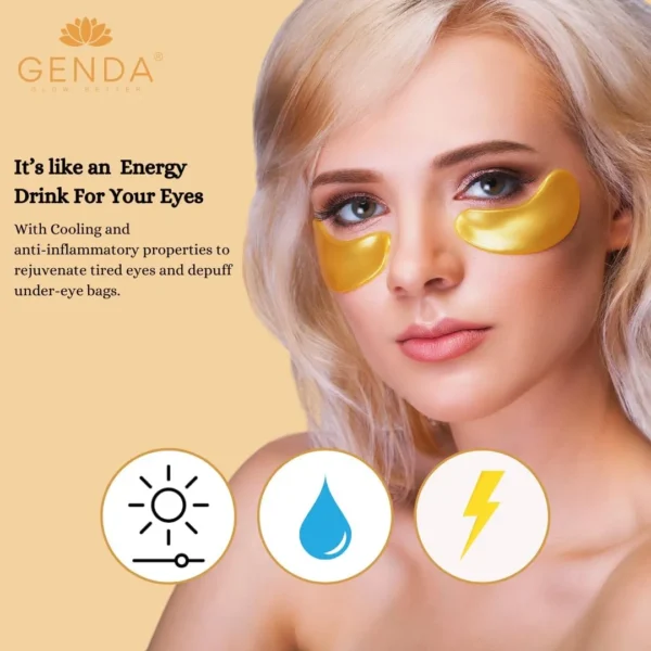 Under Eye Patches 24K Gold 20 Pairs - Image 3